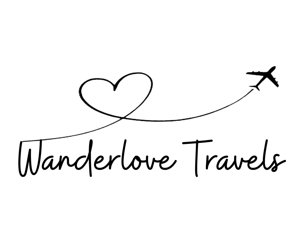 Airplane with heart-shaped flight path drawing